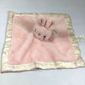 Parents Choice Rabbit Bunny Plush Lovey Security Blanket Pink